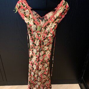 Rare Vintage Betsey Johnson Floral Dress